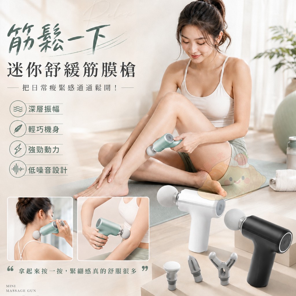 筋鬆一下迷你舒緩筋膜槍