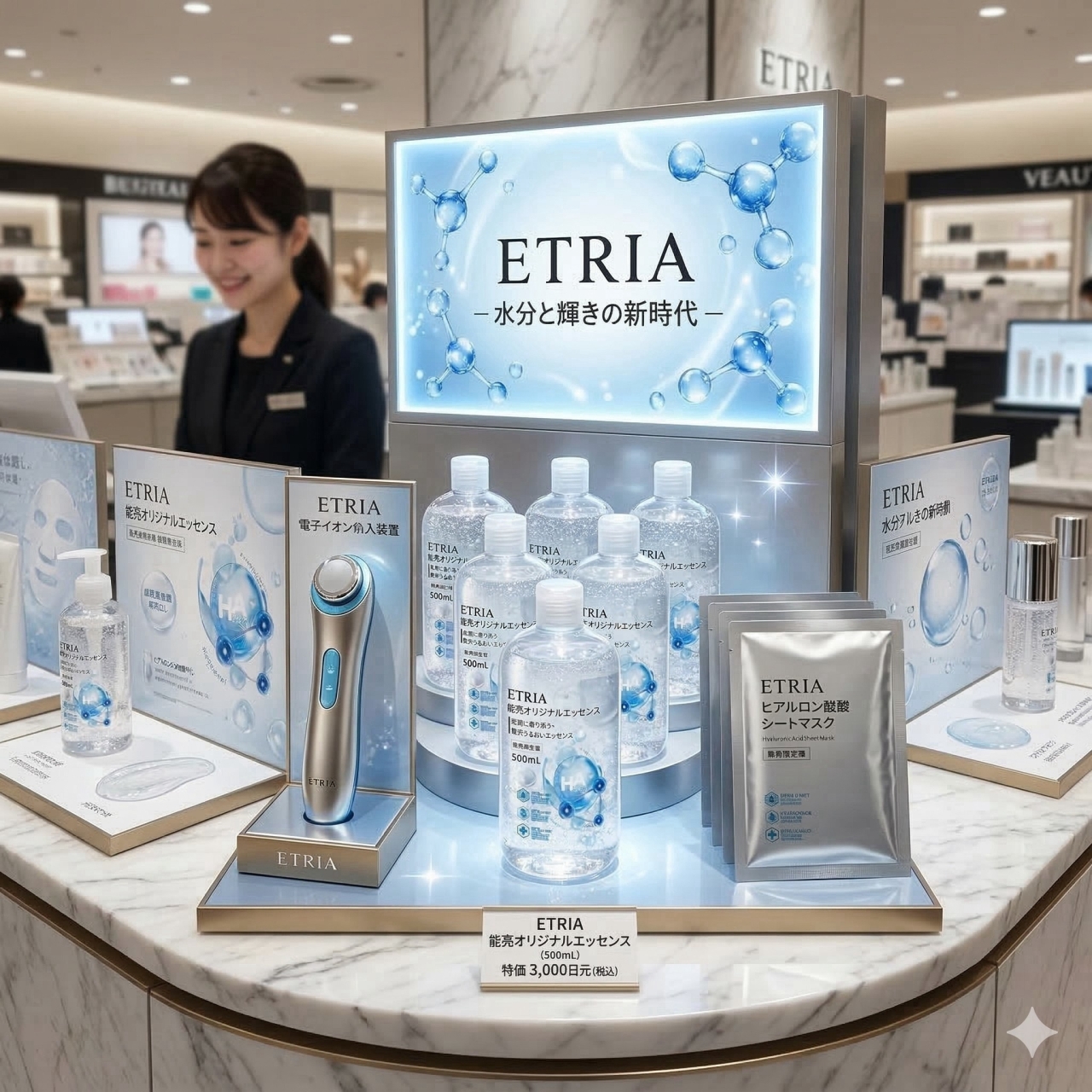 素顏也發光 ETRIA 能亮原生露 500mL
