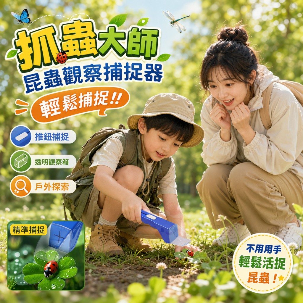 抓蟲大師昆蟲觀察捕捉器